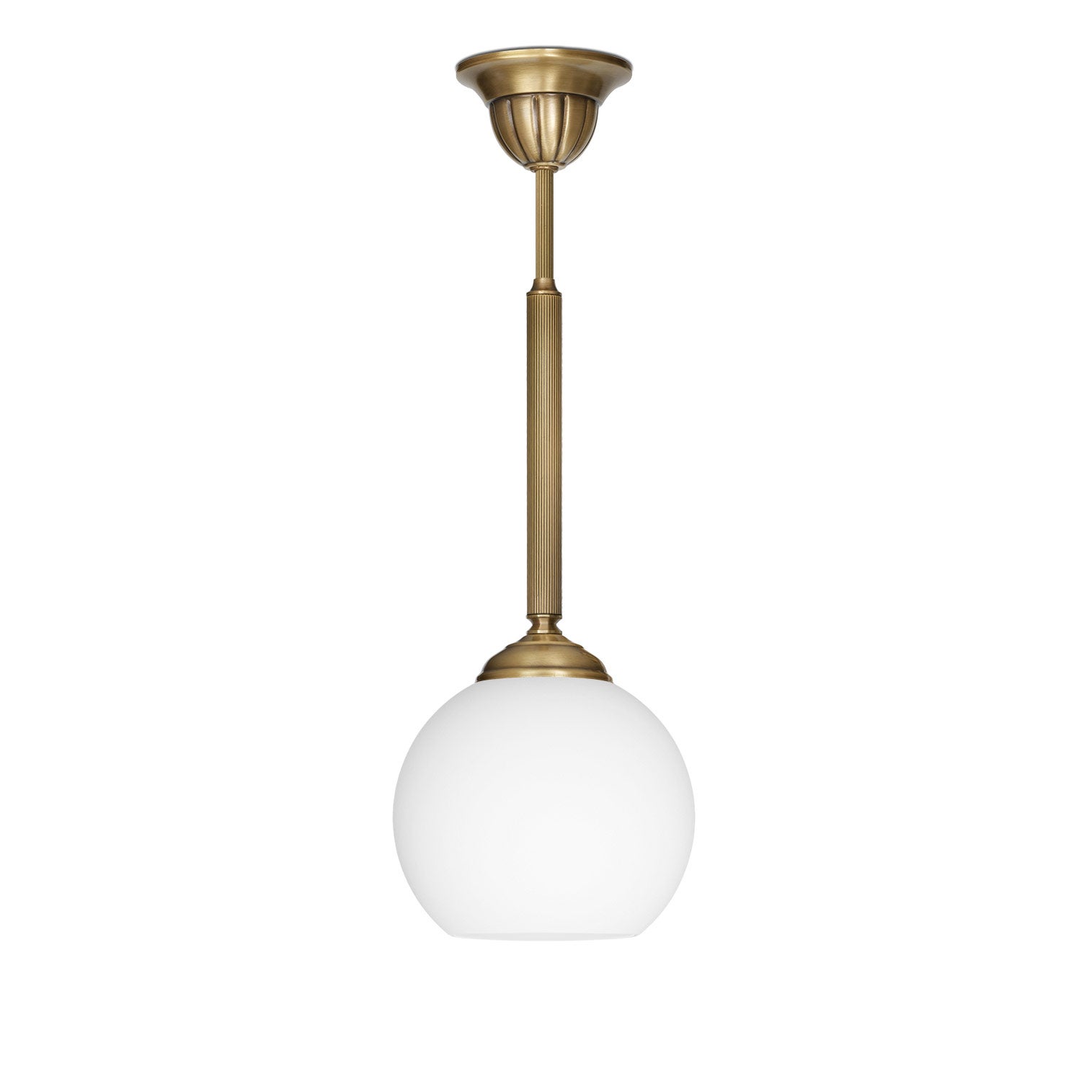Lampa mosiężna z jedną kulą QV-S1C