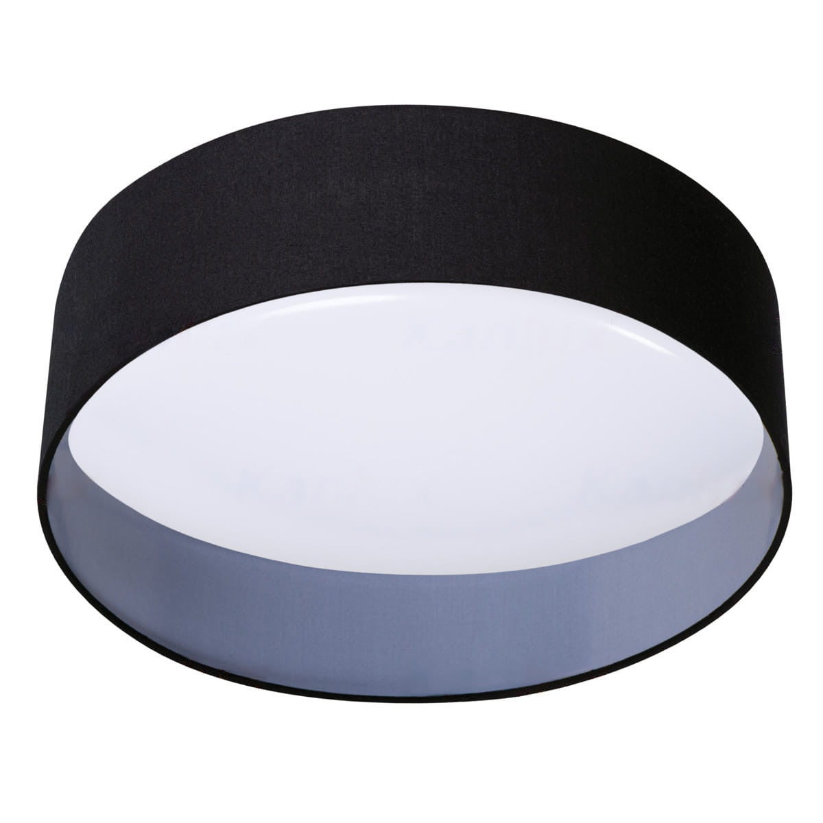 Plafon okrągły RIFA LED 17.5W Ciepła biel 1450lm czarno-biały wym:11,6x40x40cm IP20 Kanlux