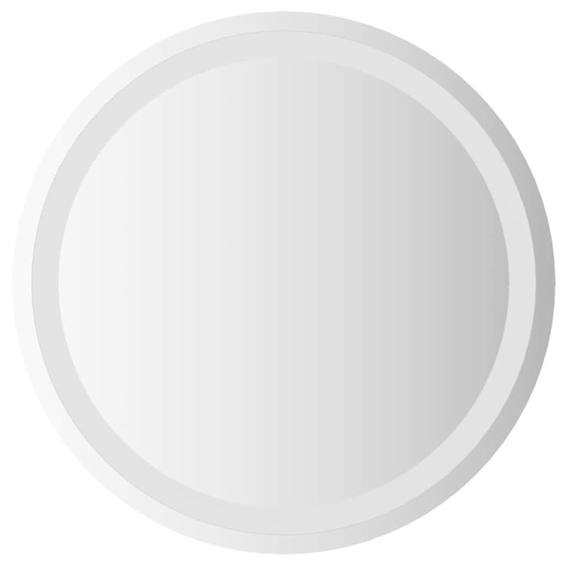 Lustro Łazienkowe Ścienne Okrągłe z LED IP65 50x50 cm Przezroczyste