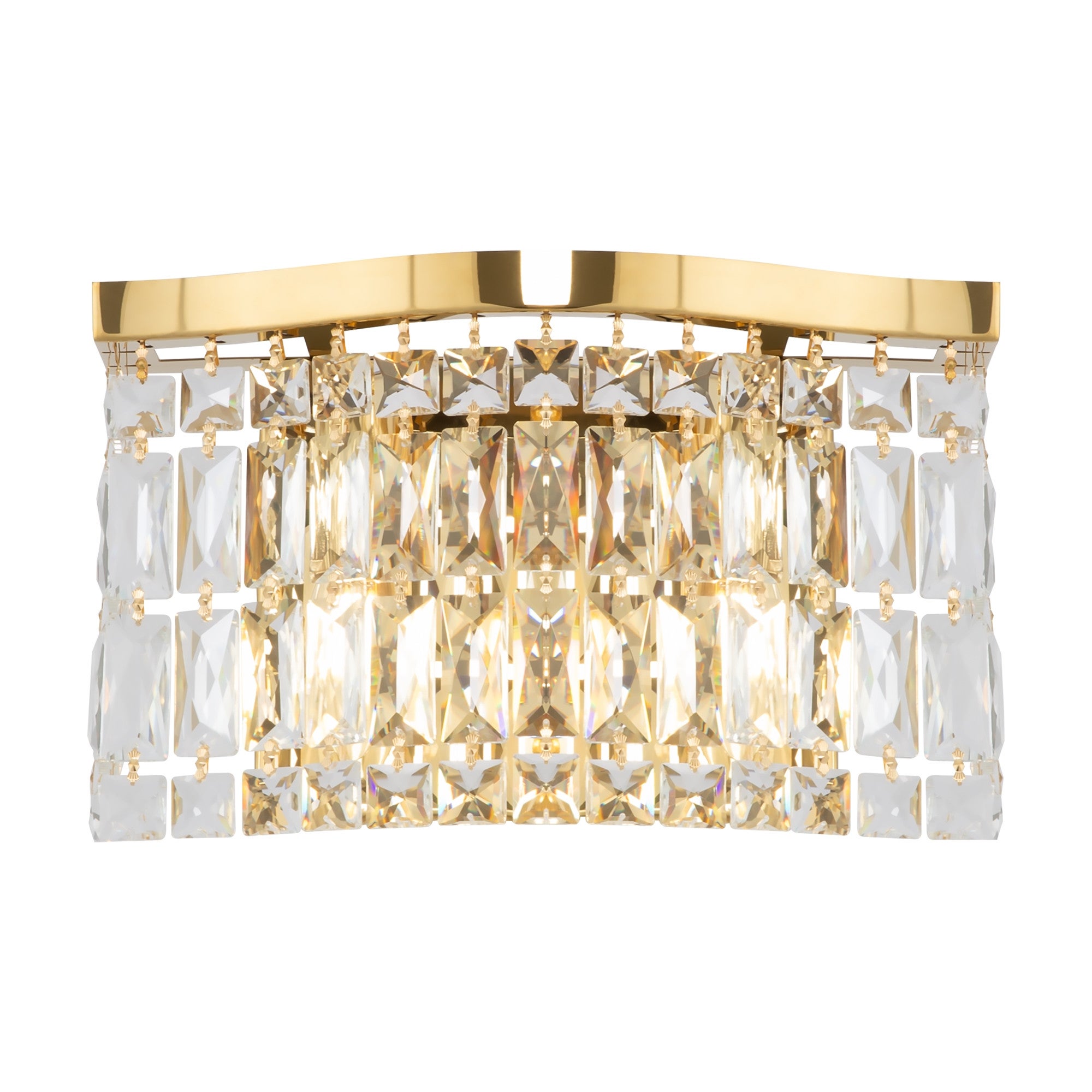 Lampa ścienna kryształowa złota Dune Maytoni DIA005WL-02G