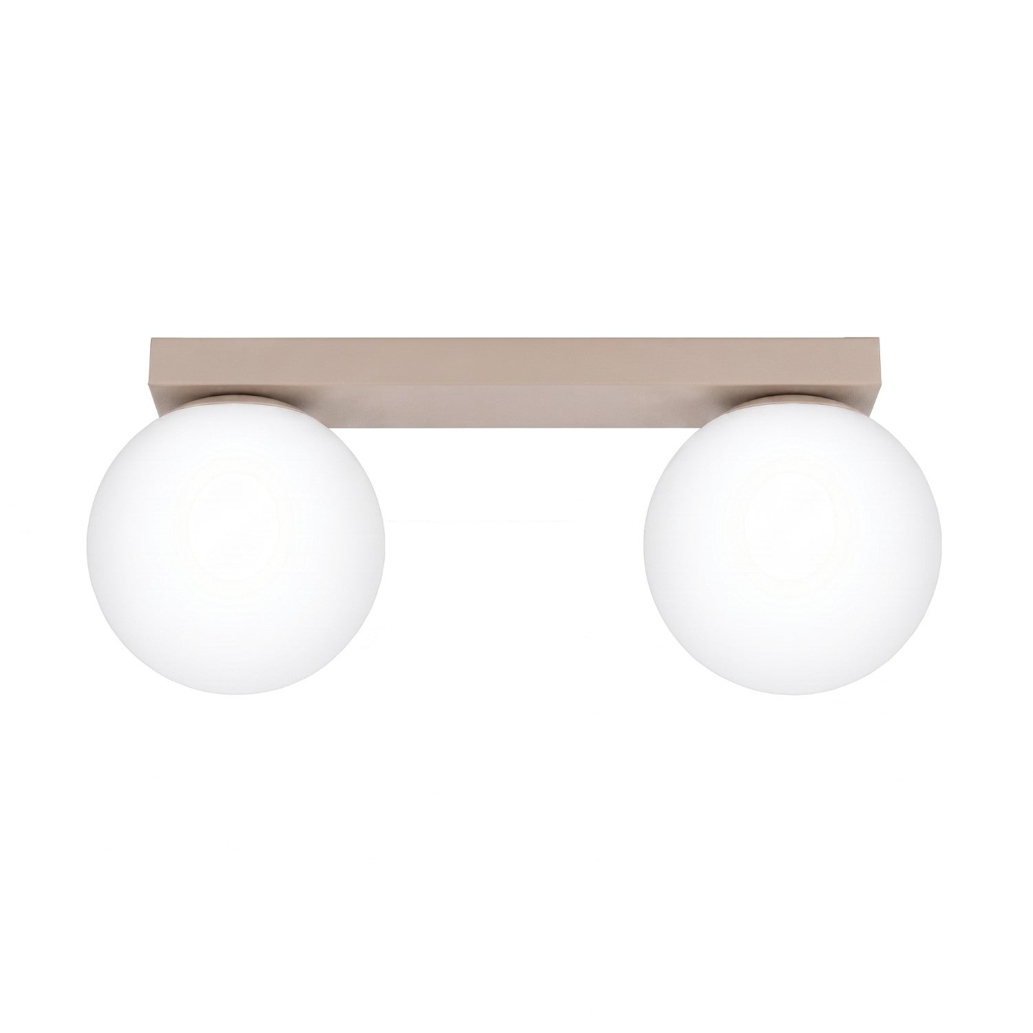 Sollux Yoli Lampa sufitowa Twin Globe Taupe 2x G9