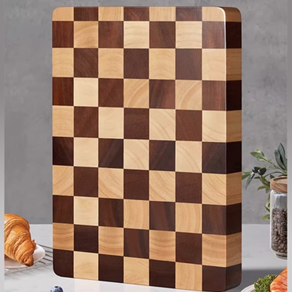 Kuchenna deska do krojenia, deska do krojenia w szachownicę, deska do owoców, 30*20cm, akcesoria kuchenne, dekoracja