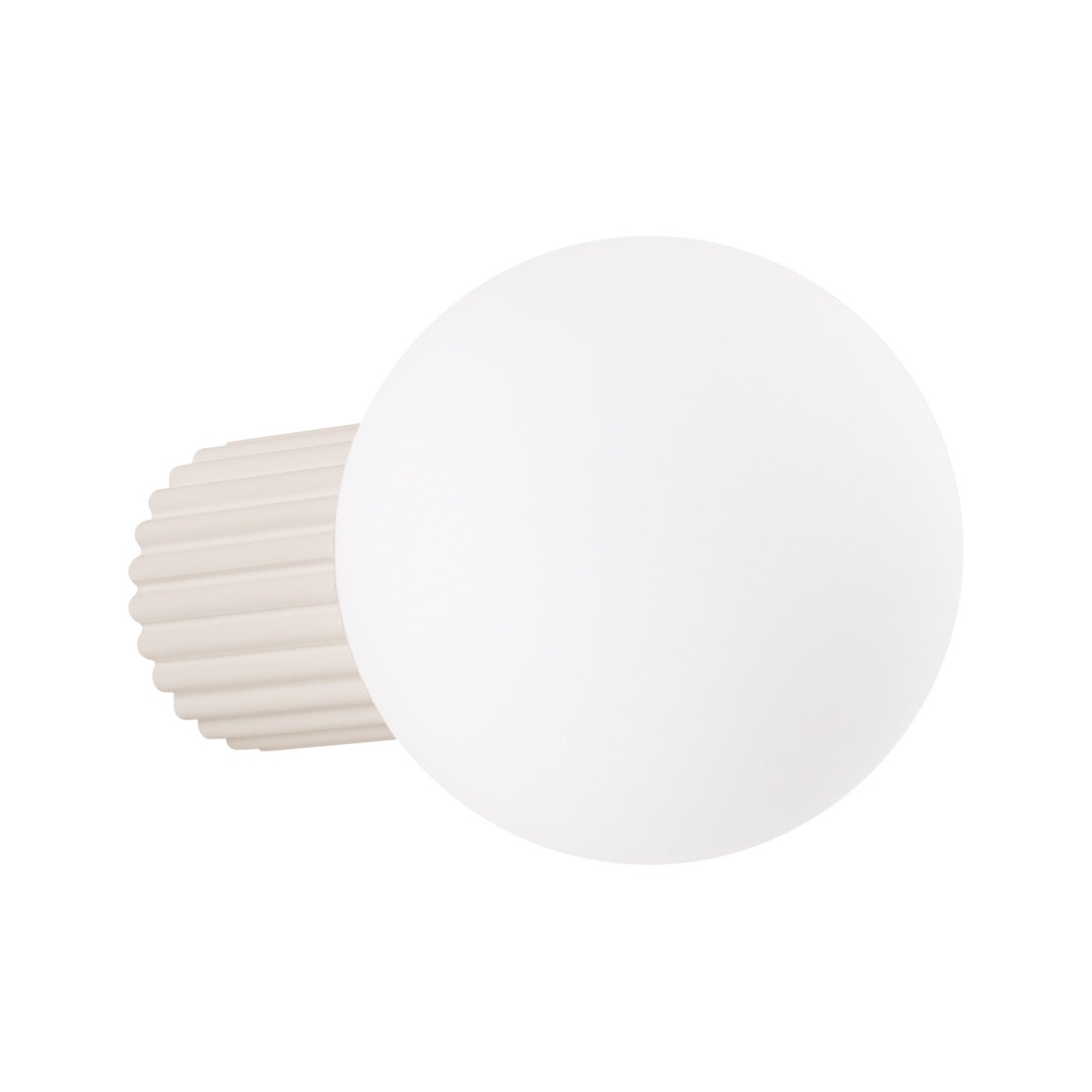 Kinkiet SFERA beżowo-biały 1xG9x8W szkło wym:12x12x17cm IP44 Pure Lume