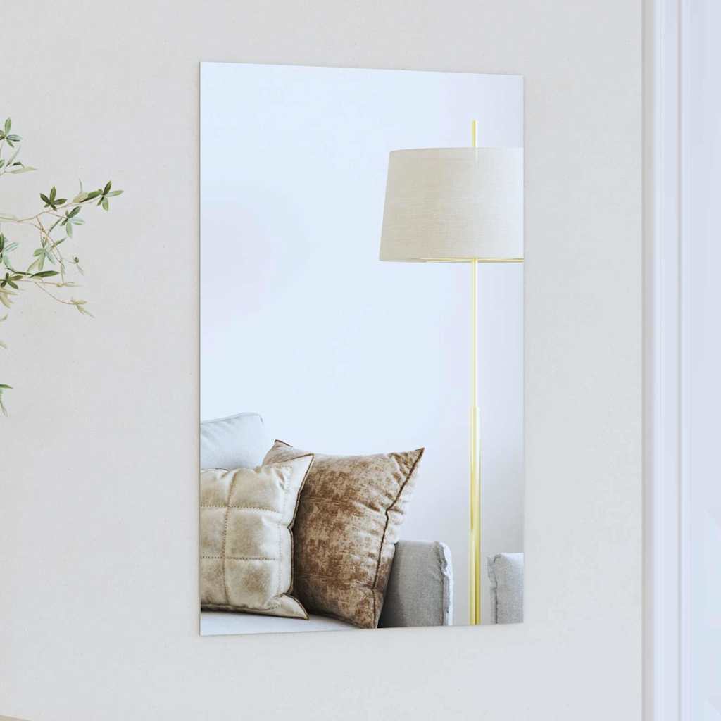 Lustro ścienne Prostokątny 60 x 40 cm szkło hartowane vidaXL
