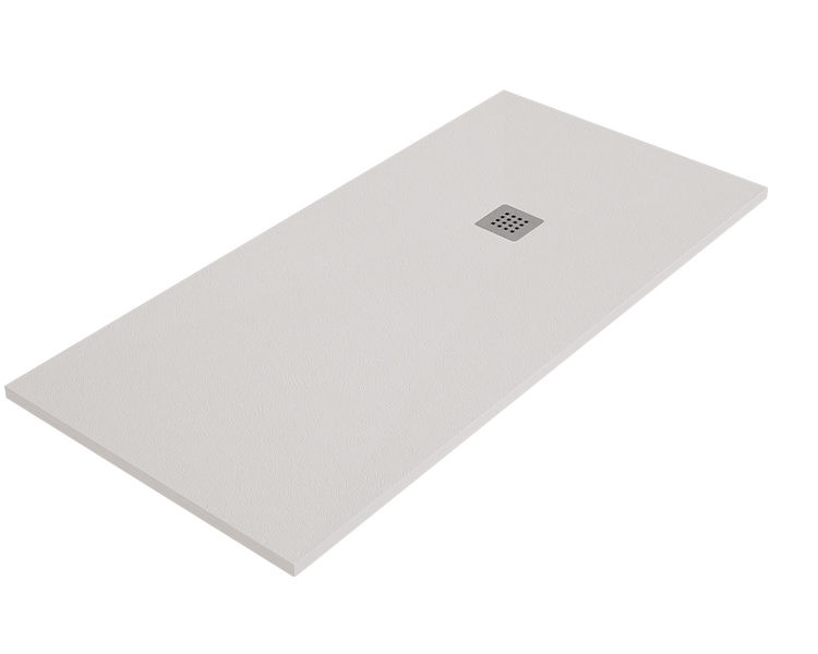 Brodzik ARDESIA 90x120 cm Piaskowy kratka ze stali