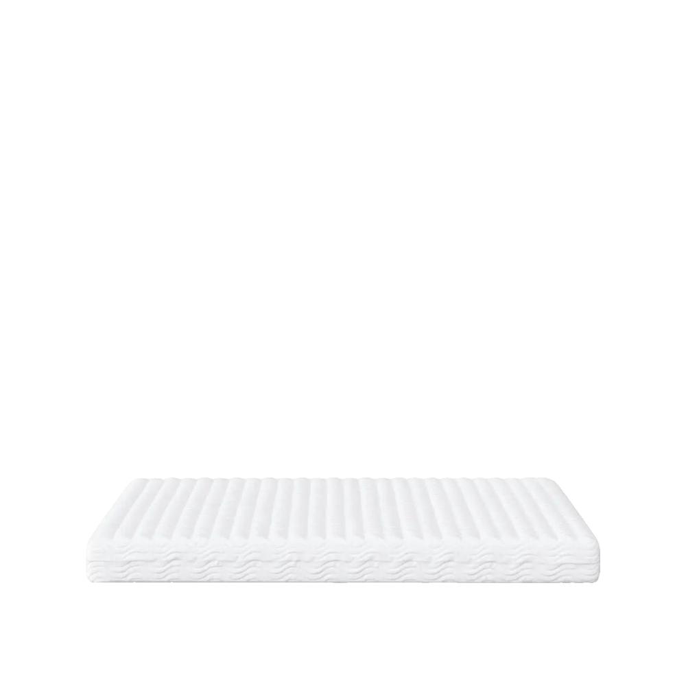 Materac piankowy vidaXL 160x200 cm biały z twardością H2 i H3