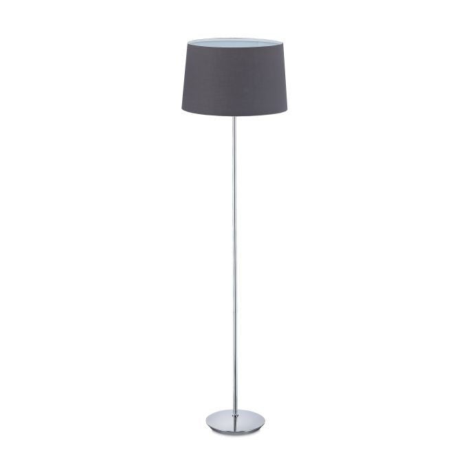 Lampa podłogowa z kloszem z tkaniny