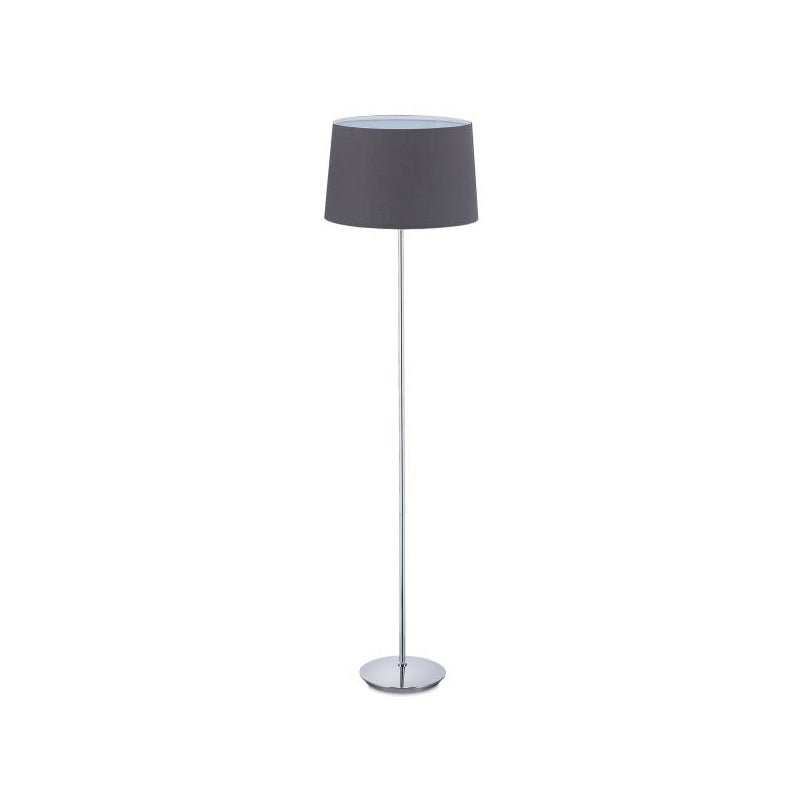 Lampa podłogowa z kloszem z tkaniny