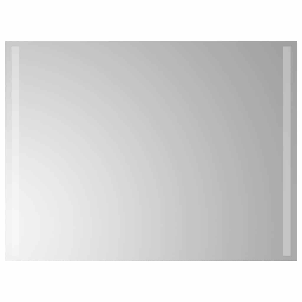 Lustro Łazienkowe Ścienne 80x60 cm z LED 5 V IP65