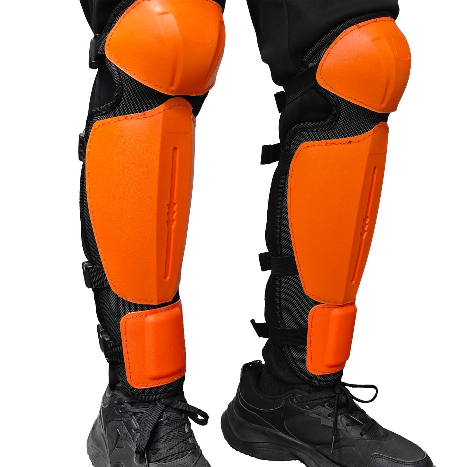 Leg Chaps: PE Materiał reg. paski Shielding Legs od Debris During trawnik Trimming