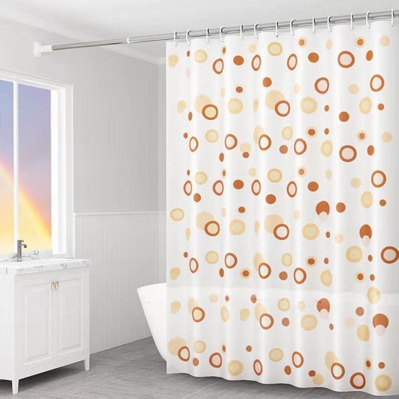 Zasłona prysznicowa z grubego PEVA, ścianka prysznicowa bez wiercenia, 180x200 cm, wodoodporna, odporna na pleśń