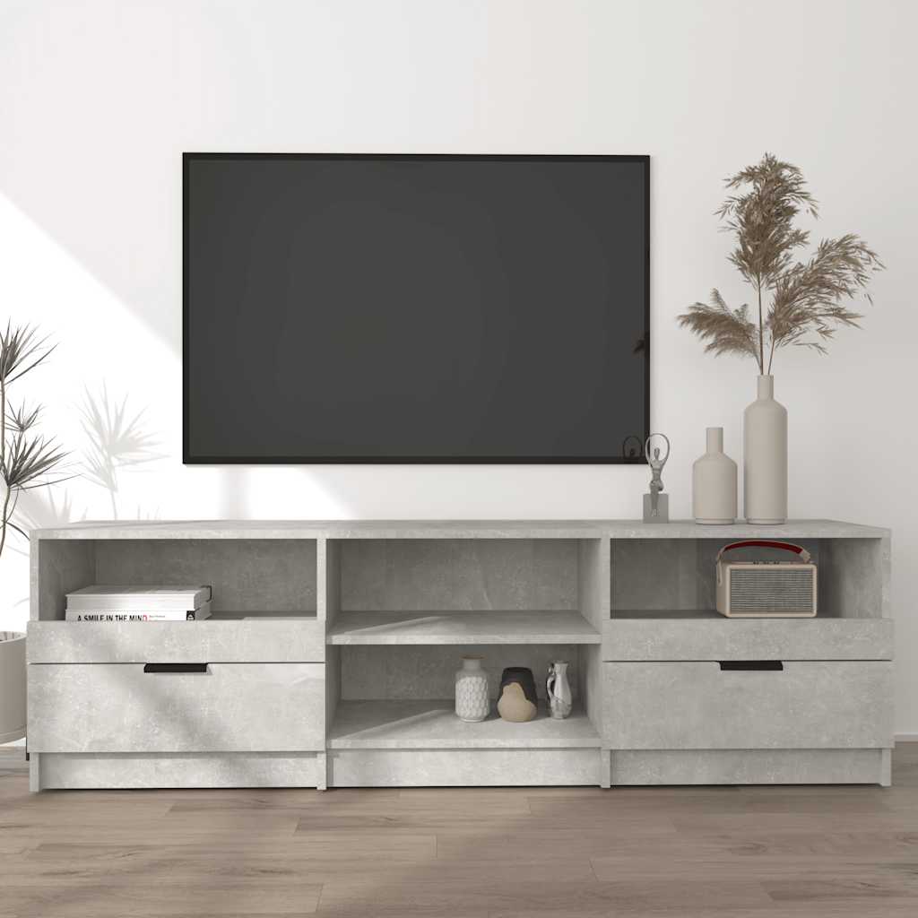 Szafka pod telewizor, szarość betonu, 150x33,5x45 cm vidaXL