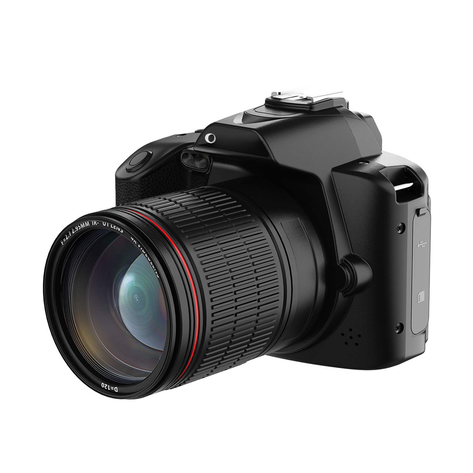 Aparat cyfrowy 4K WiFi 64 MP z podwójnym obiektywem, 3-calowym ekranem, 16-krotnym zoomem i funkcją widzenia nocnego