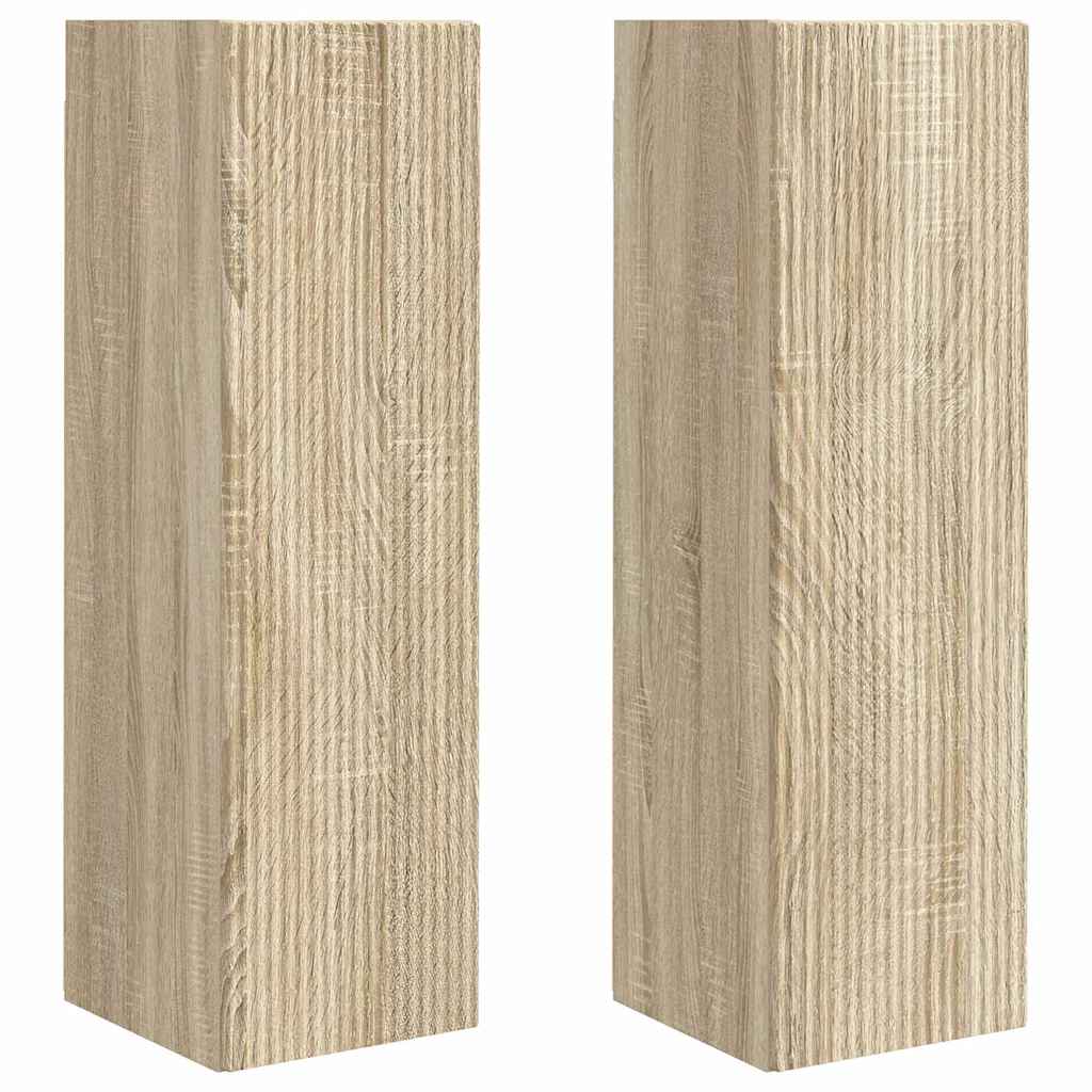 Szafka pod telewizor 2 pcs Sonoma Drewno inżynieryjne
