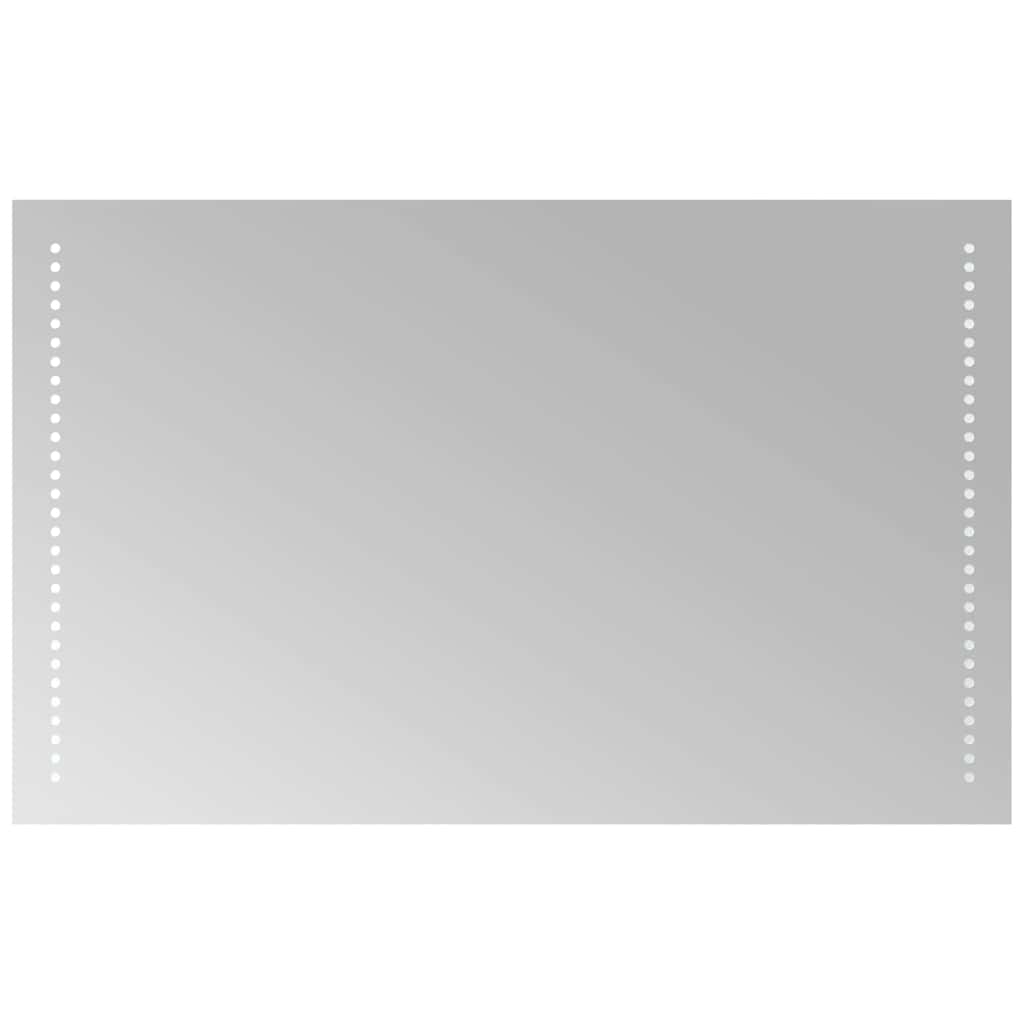 Lustro Łazienkowe Ścienne 80x50 cm z LED 5 V IP65