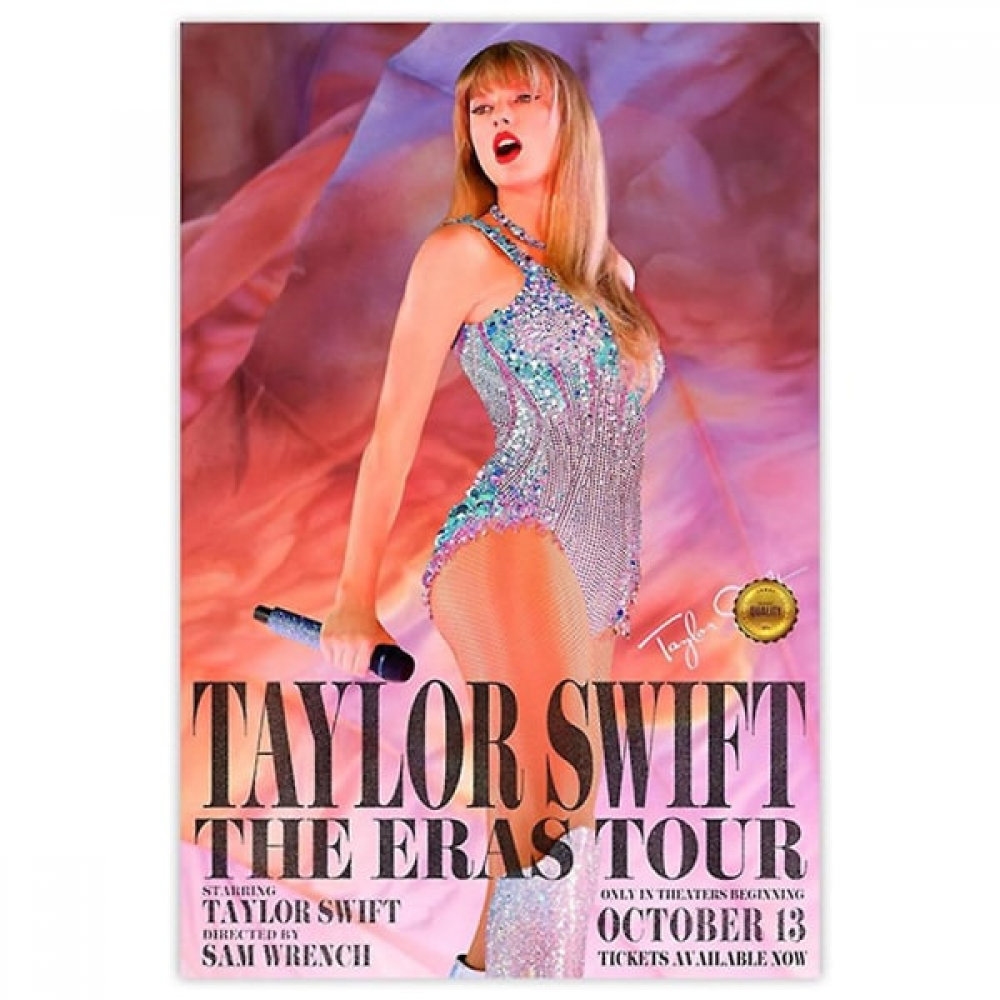 Plakat koncertowy Taylor Swift The Eras Tour World Concert - Swift Wall Art - Bez ramki - 40*60 cm
