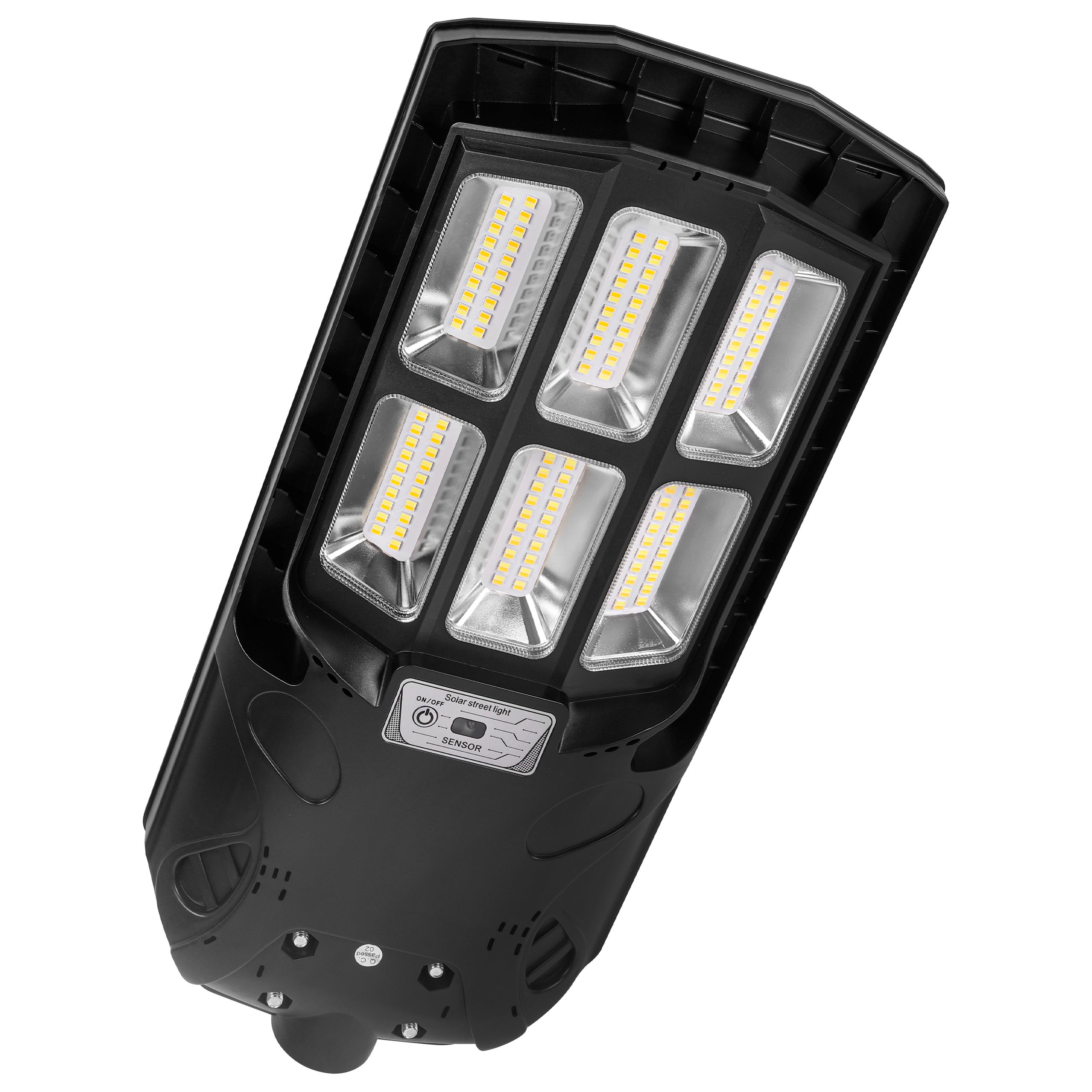 Lampa solarna uliczna LED Rex 3CCT 200W ogrodowa z czujnikiem i pilotem IP65 MasterLED
