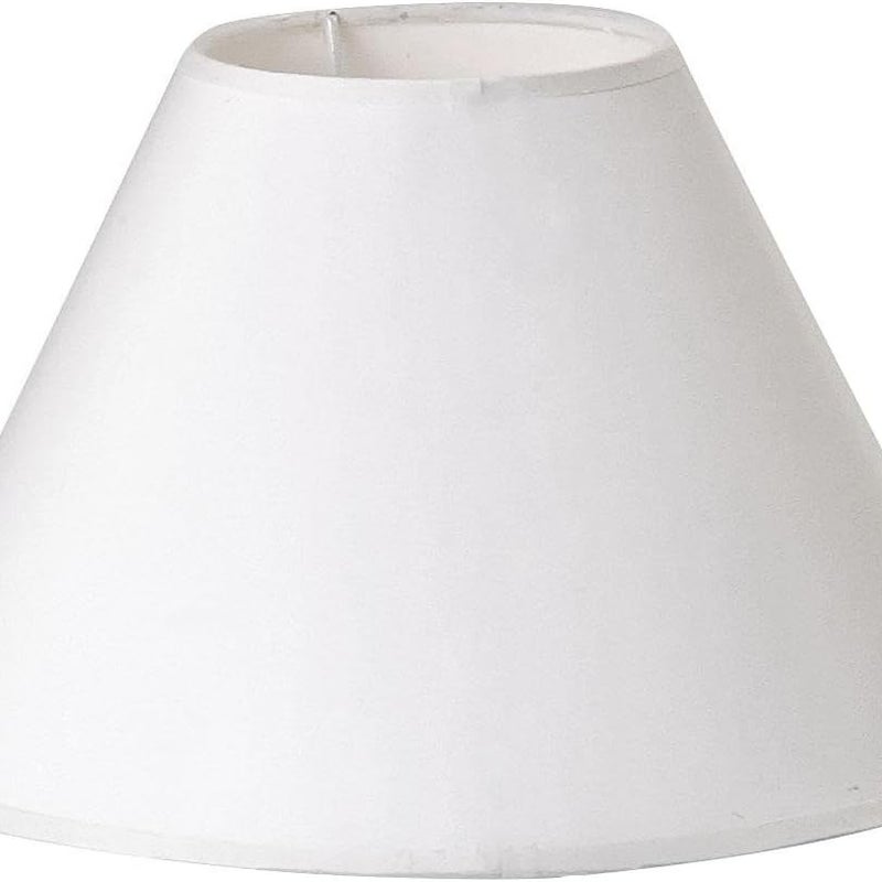 Klosz okrągły, stożkowy, biały, odpowiedni do lamp ściennych i podłogowych, 21*17*15 cm.