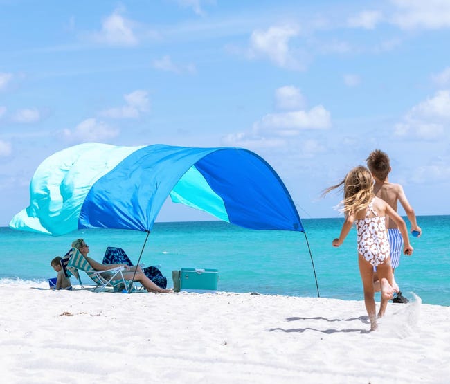 Żagiel przeciwsłoneczny, markiza plażowa i zewnętrzna, osłona przeciwsłoneczna, osłona przed słońcem, 5m x 3m