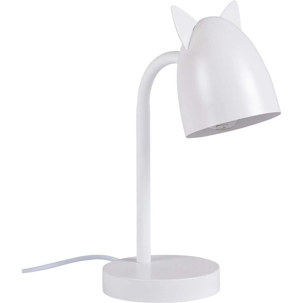 Lampe à poser - Chevet - Bureau - Oreilles de chat - Enfant - Blanc