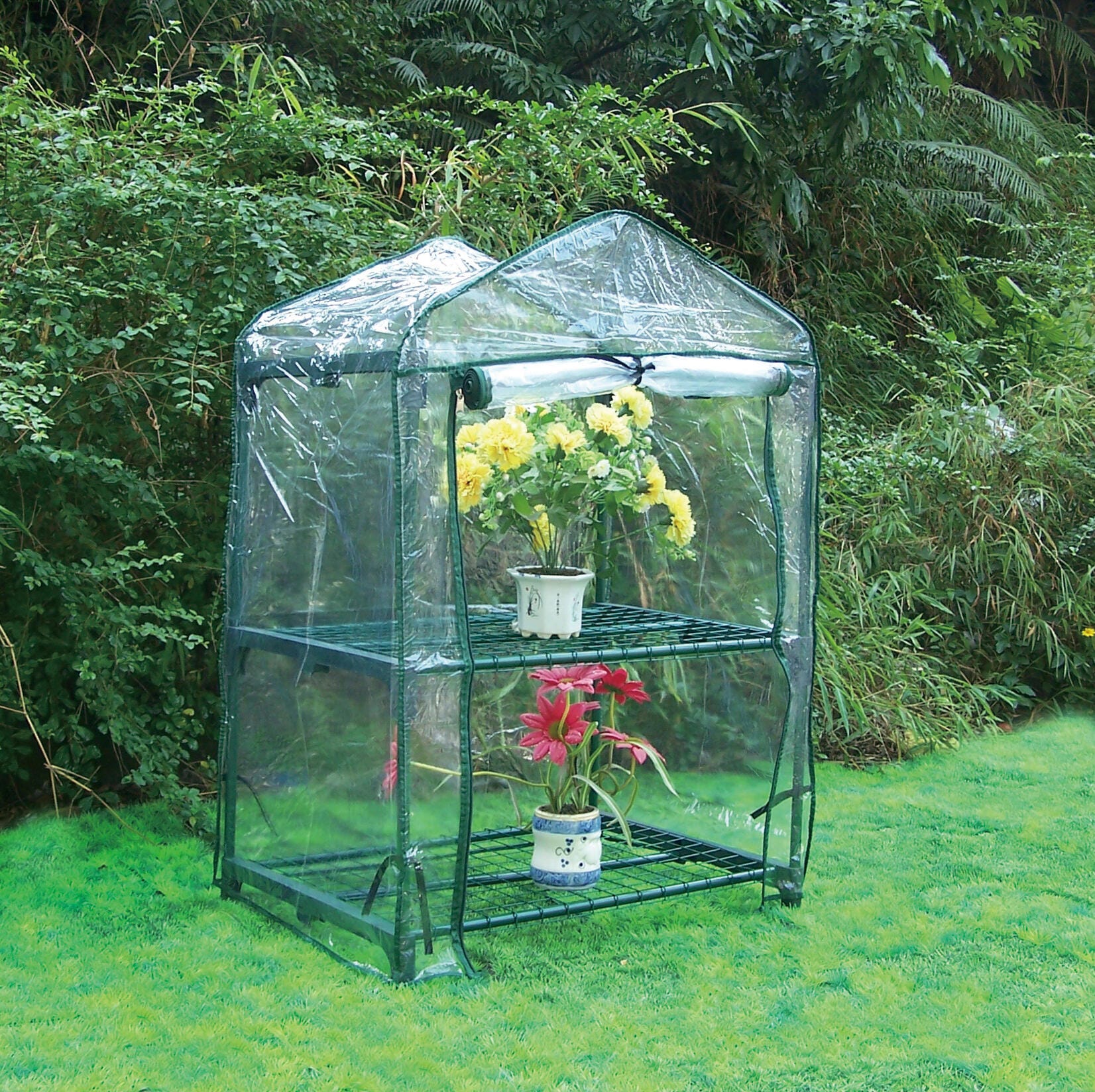 Szklarnia balkonowa PVC 68x49x90 cm