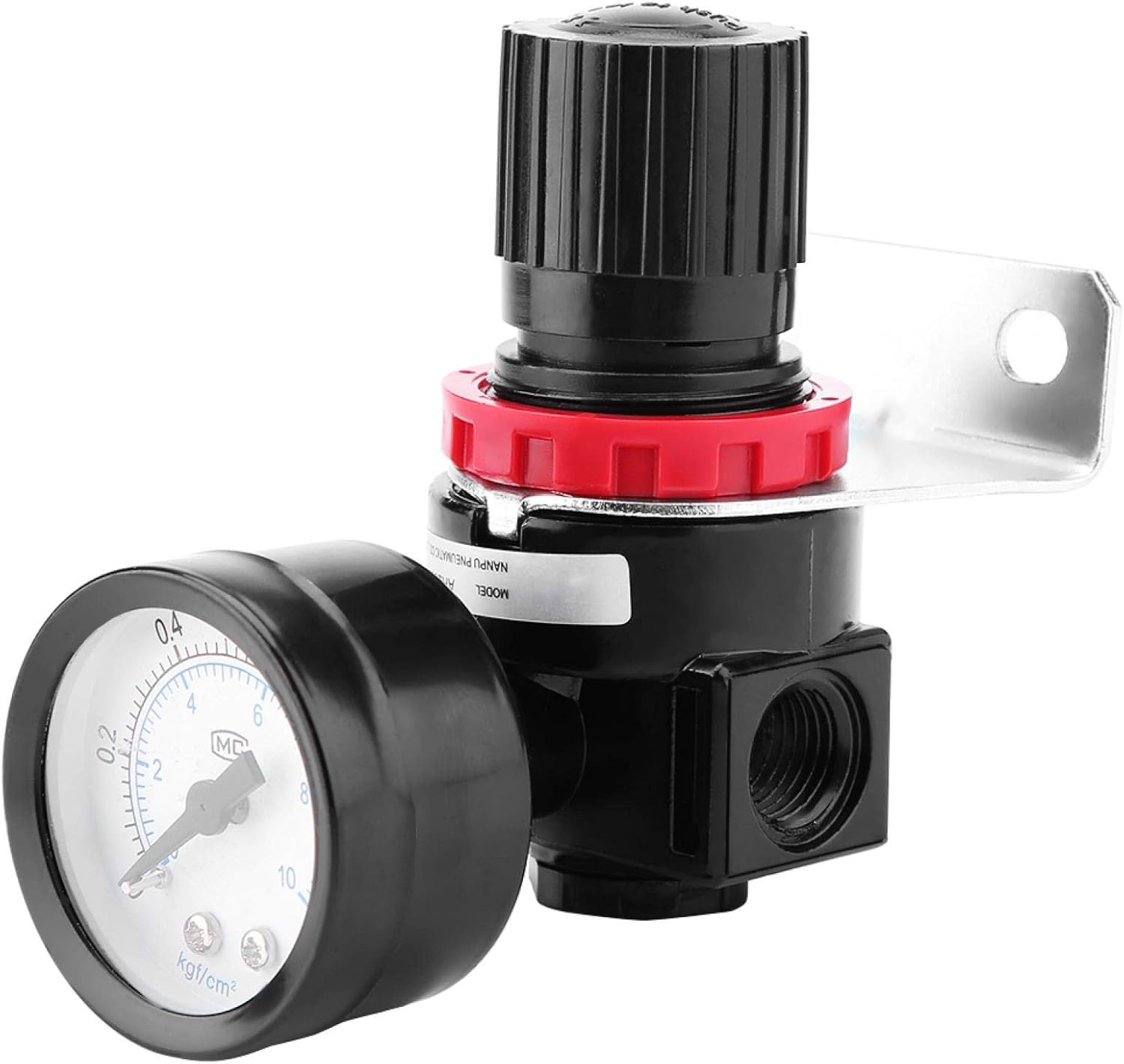 Miniaturowy regulator ciśnienia powietrza, AR-2000 G1/4, zawór sprężarki powietrza 10 barów, zawór redukcyjny z manometrem, urządzenie do przetwarzani