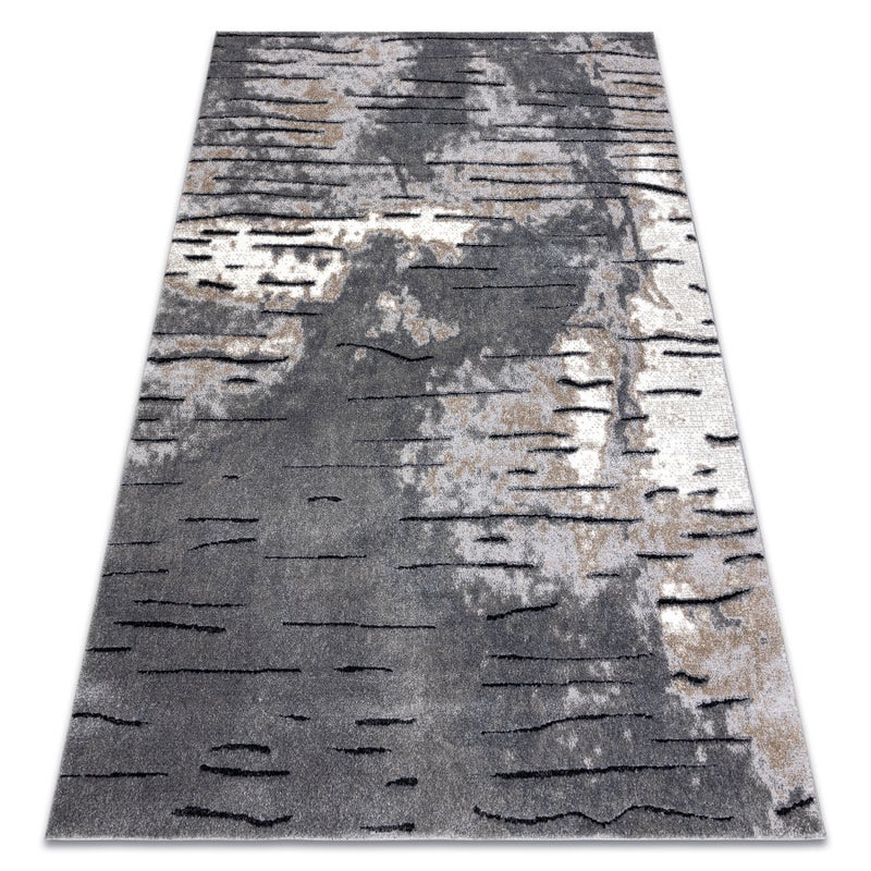 Dywan nowoczesny COZY 8876 Rio - Strukturalny, dwa poziomy runa szary 280x370 cm