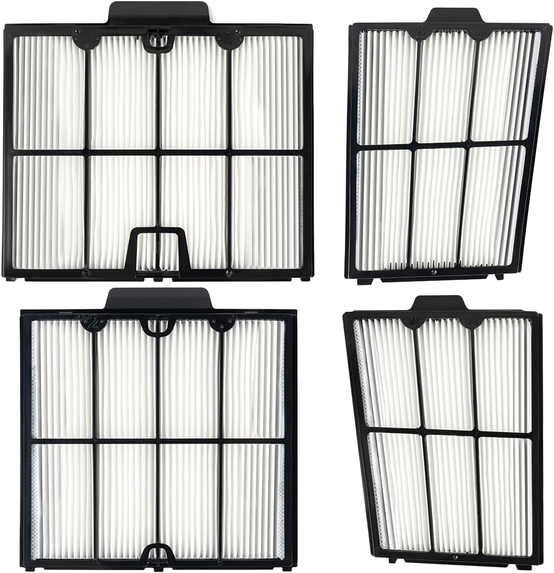 Zestaw 4 filtrów do odkurzaczy basenowych kompatybilnych z Dolphin S200, Proteus DX4, Active 20, Active 30, M600, Explorer E30, numer części 9991467-R