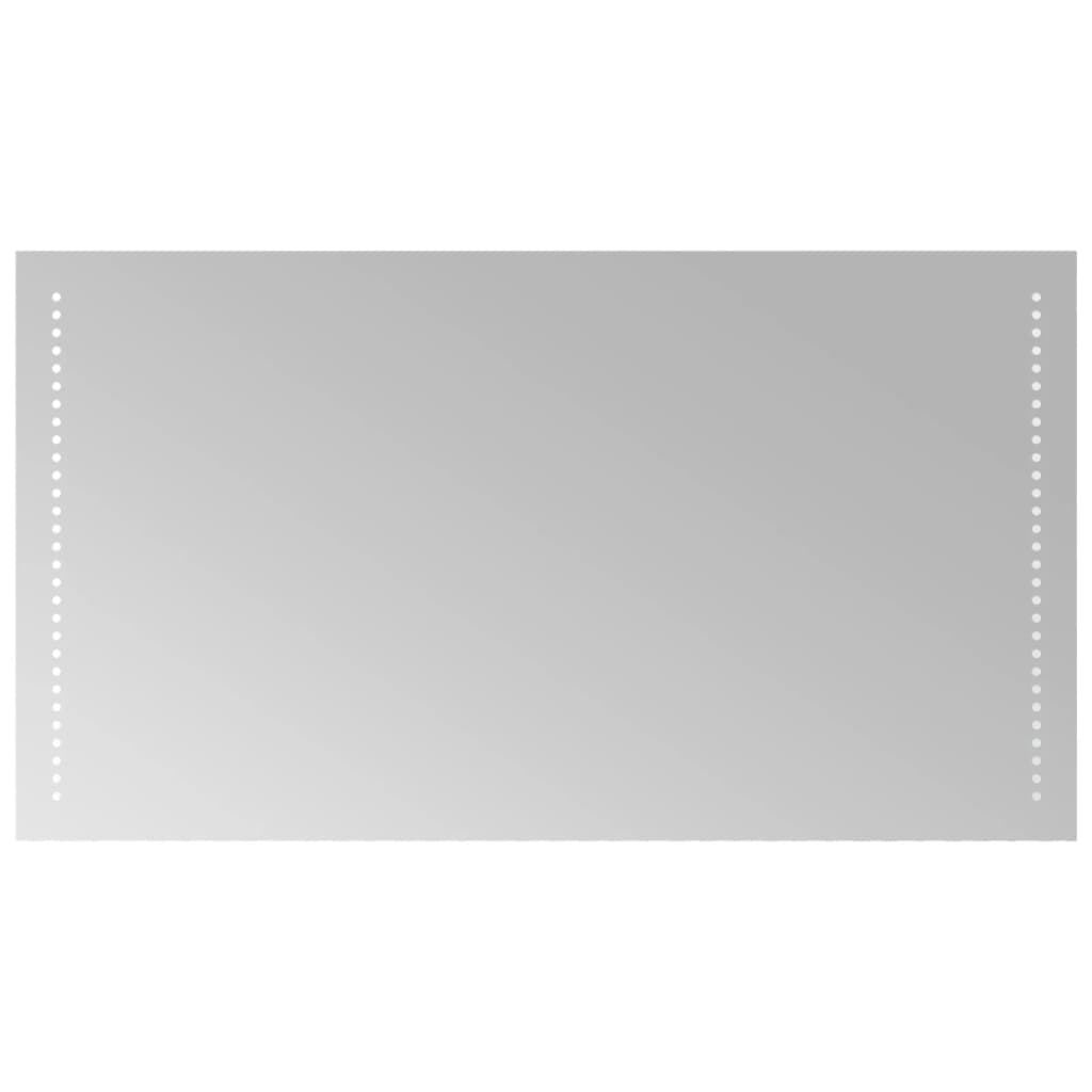 Lustro Łazienkowe Ścienne 50x90 cm z LED 5 V IP65