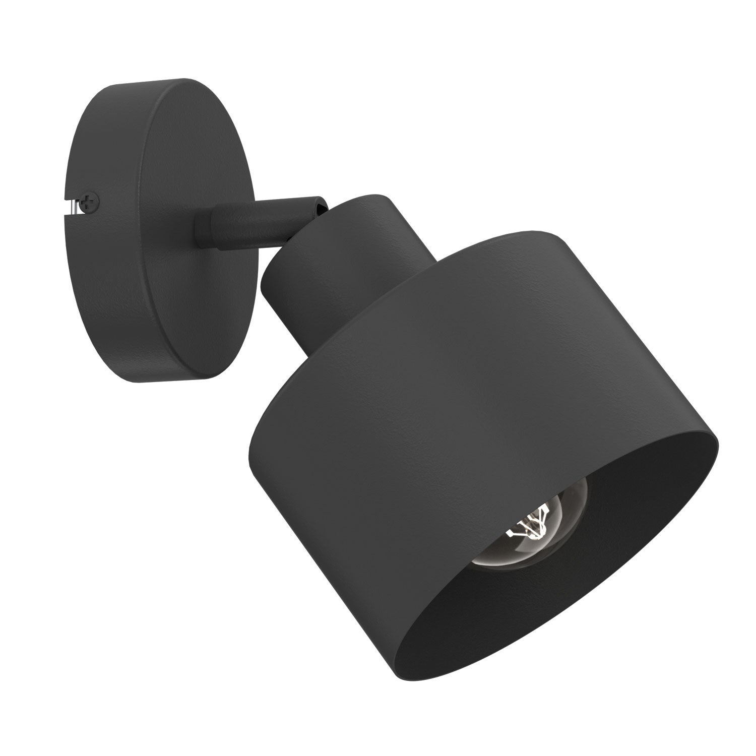 Kinkiet Parkla czarny 1xE27x15W metal wym:20x12x12cm IP20 Luminex
