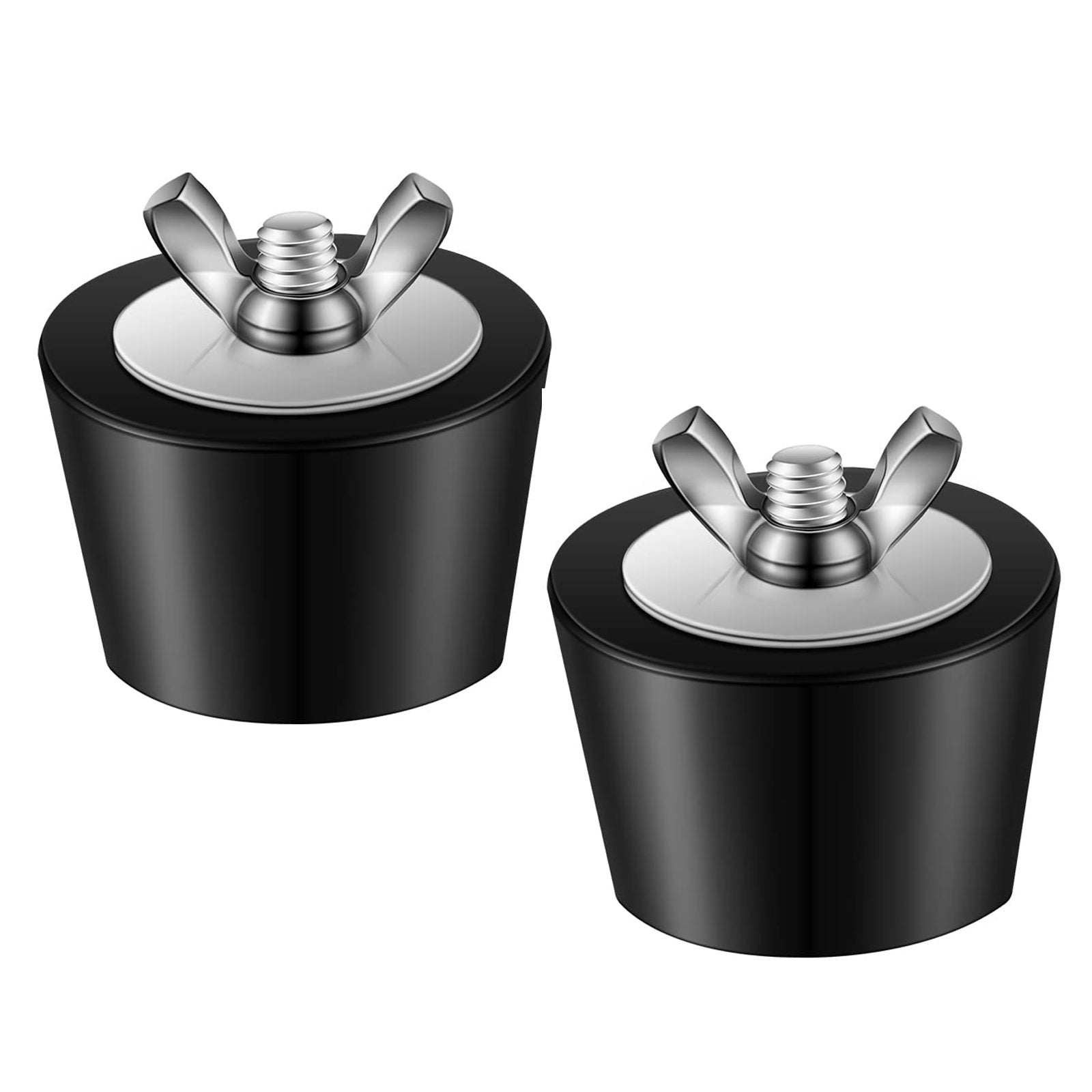 Zestaw 2 gumowych zaślepek basenowych, zaślepek przewodu powrotnego basenu, zaślepek skimmera do basenów naziemnych (38 mm)