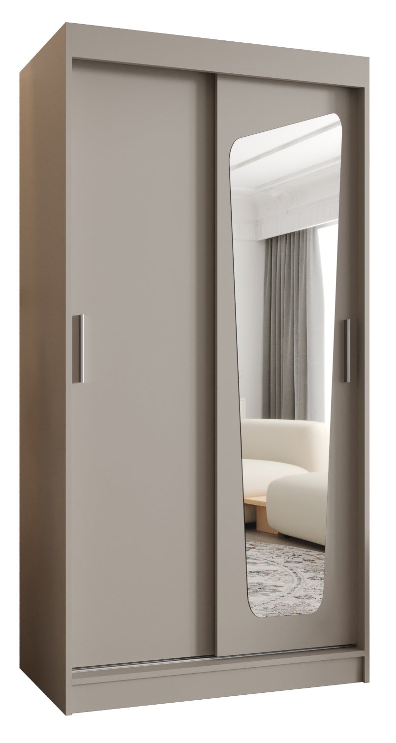 Szafa przesuwna garderoba MOKA 100 x 62 x 200 cm Kaszmir