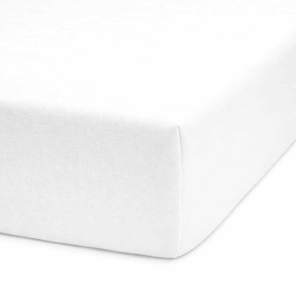 Prześcieradło z gumką 150x200 bawełniane białe 190 g/m² BOWI