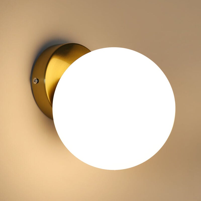 Nowoczesna lampa ścienna, lampa ścienna do wnętrz, odpowiednia do biur, korytarzy lub garderób, żółta podstawa, białe światło, sprzedawana oddzielnie