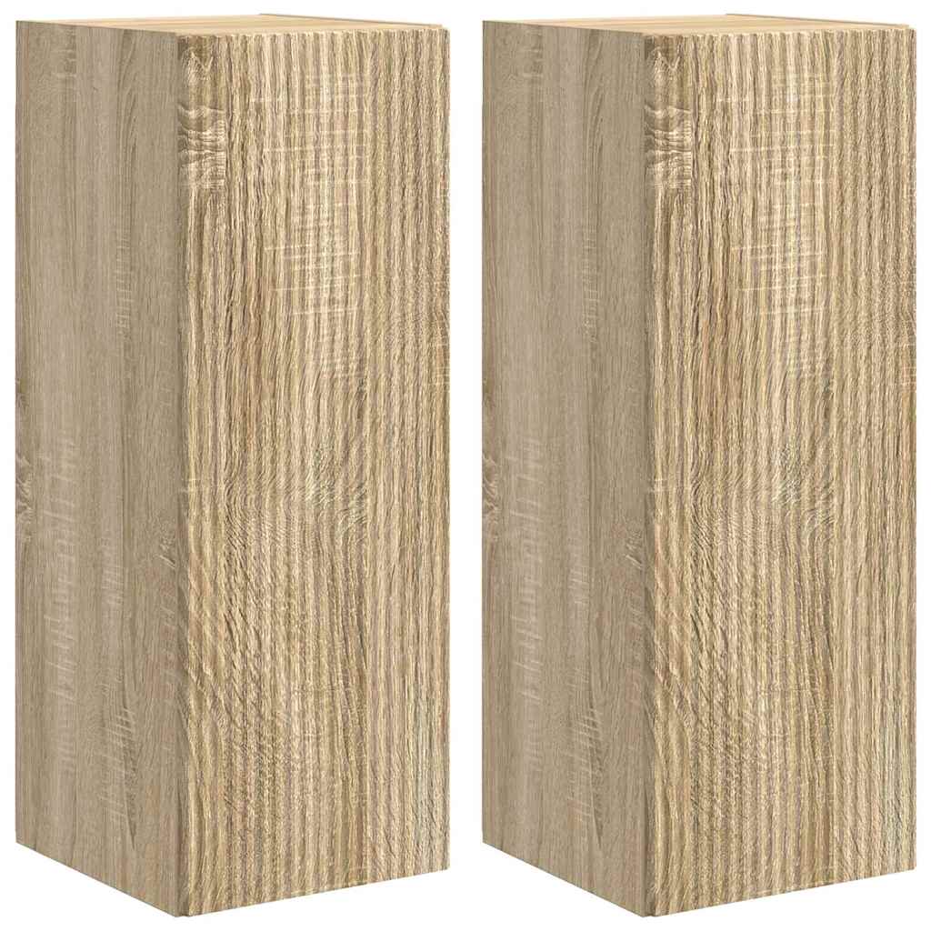 Szafka pod telewizor 2 pcs Sonoma Drewno inżynieryjne