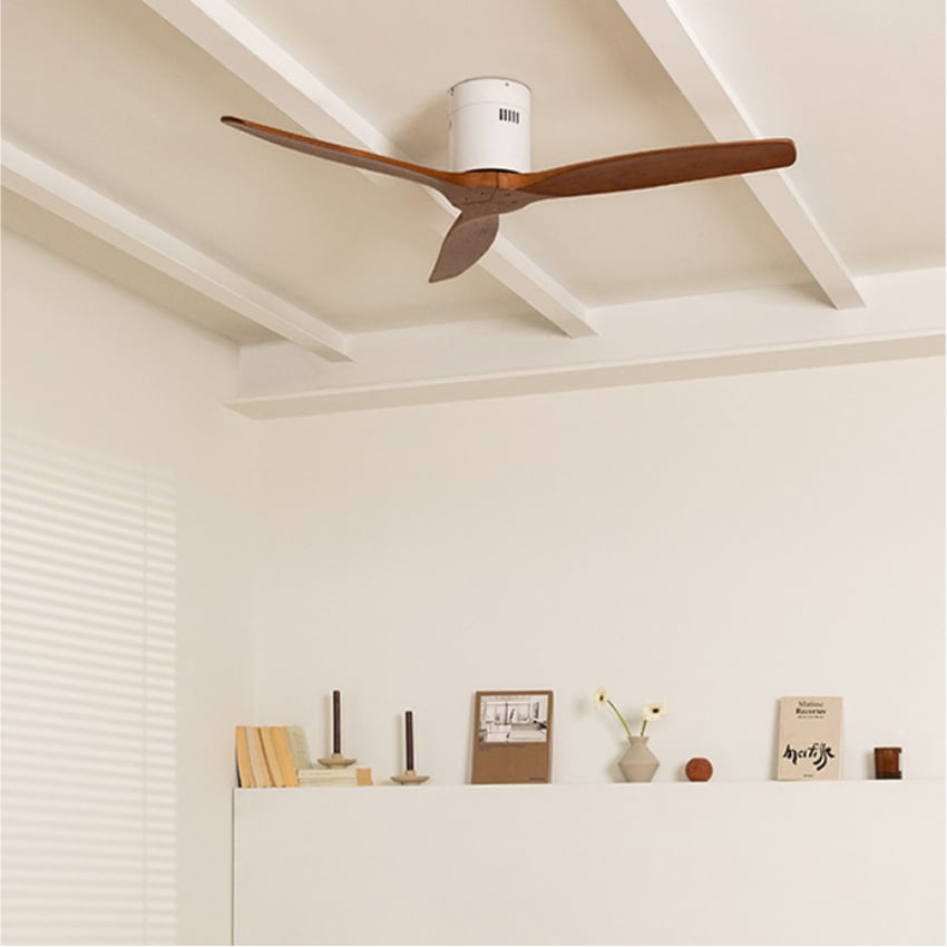 CREATE - WIND CALM - Cichy wentylator sufitowy 40W z technicznymi łopatkami ABS w różnych rozmiarach -