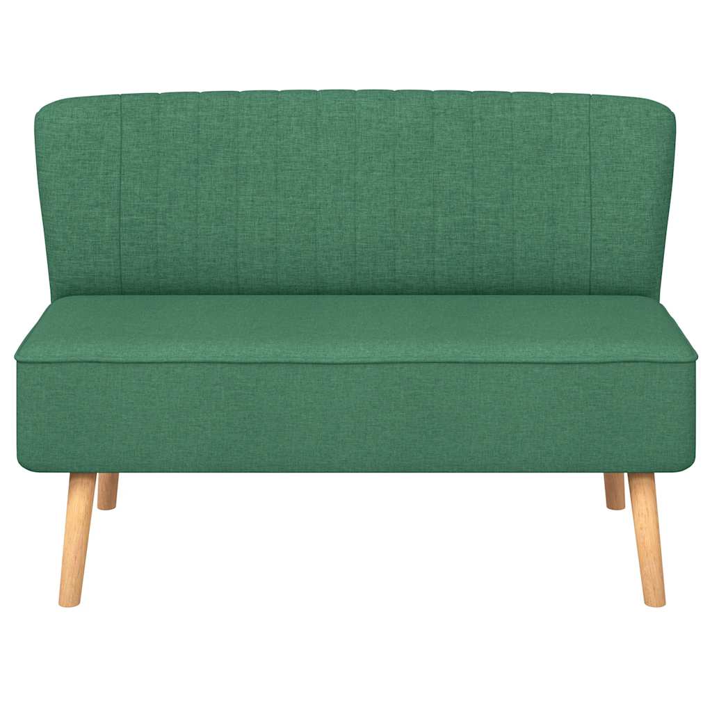 Sofa 117x55,5x77 cm, zielony materiał