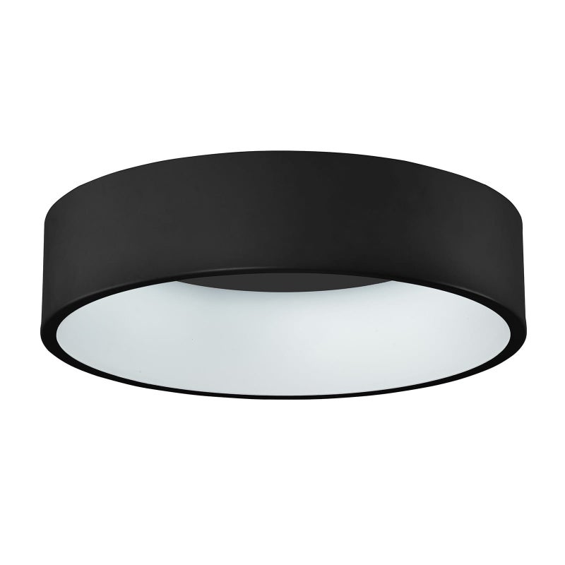 Plafon okrągły CHIARA LED 42W Ciepła biel 2310lm czarno-biały wym:13x60x60cm IP20 Italux