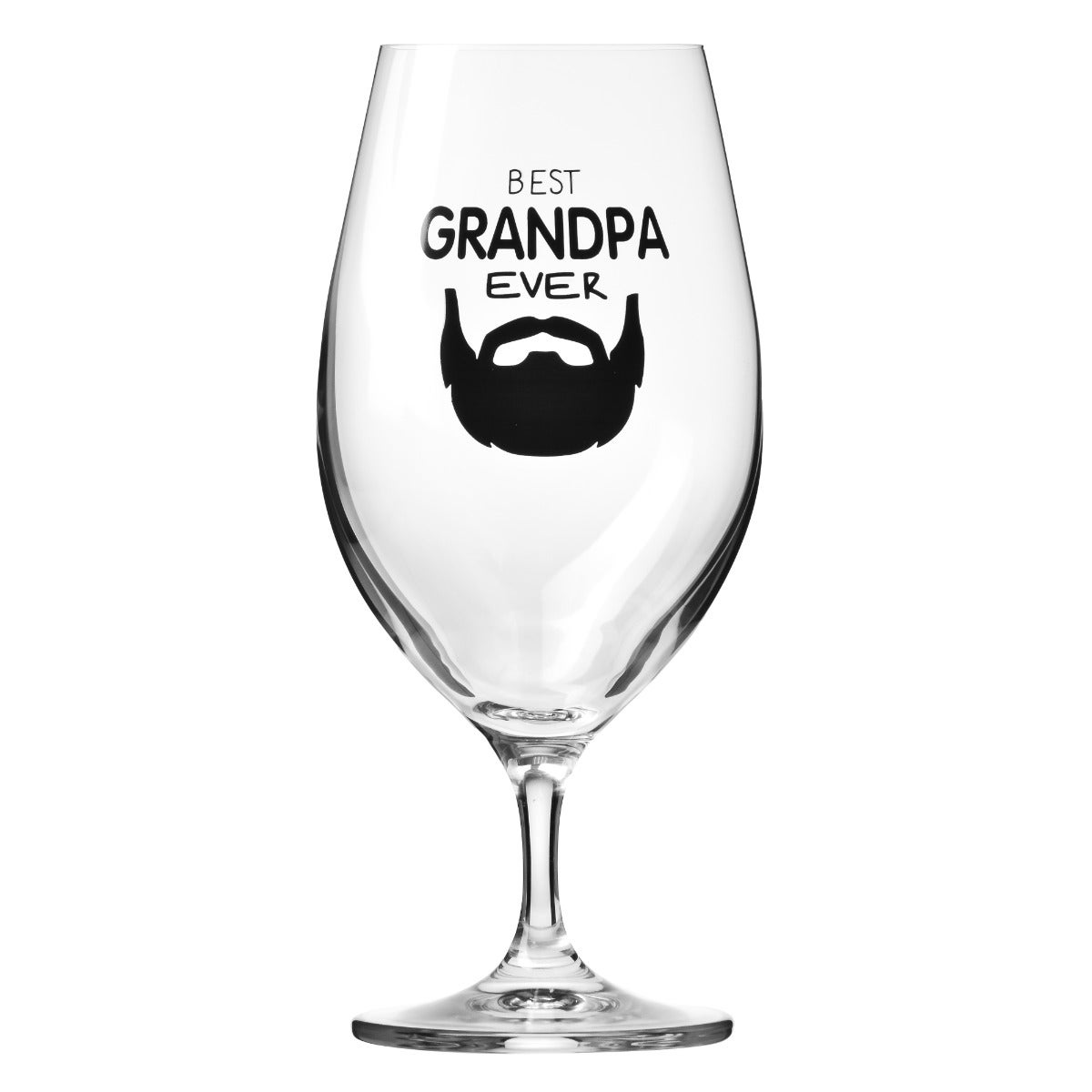 KROSNO Pokal do piwa z dedykacją dla dziadka BEST GRANDPA EVER 400 ml