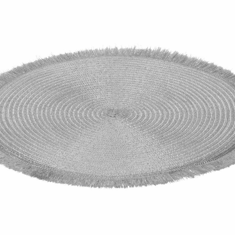 Podkładka na stół okrągła H&S Decoration srebrna 35 cm 1 szt.