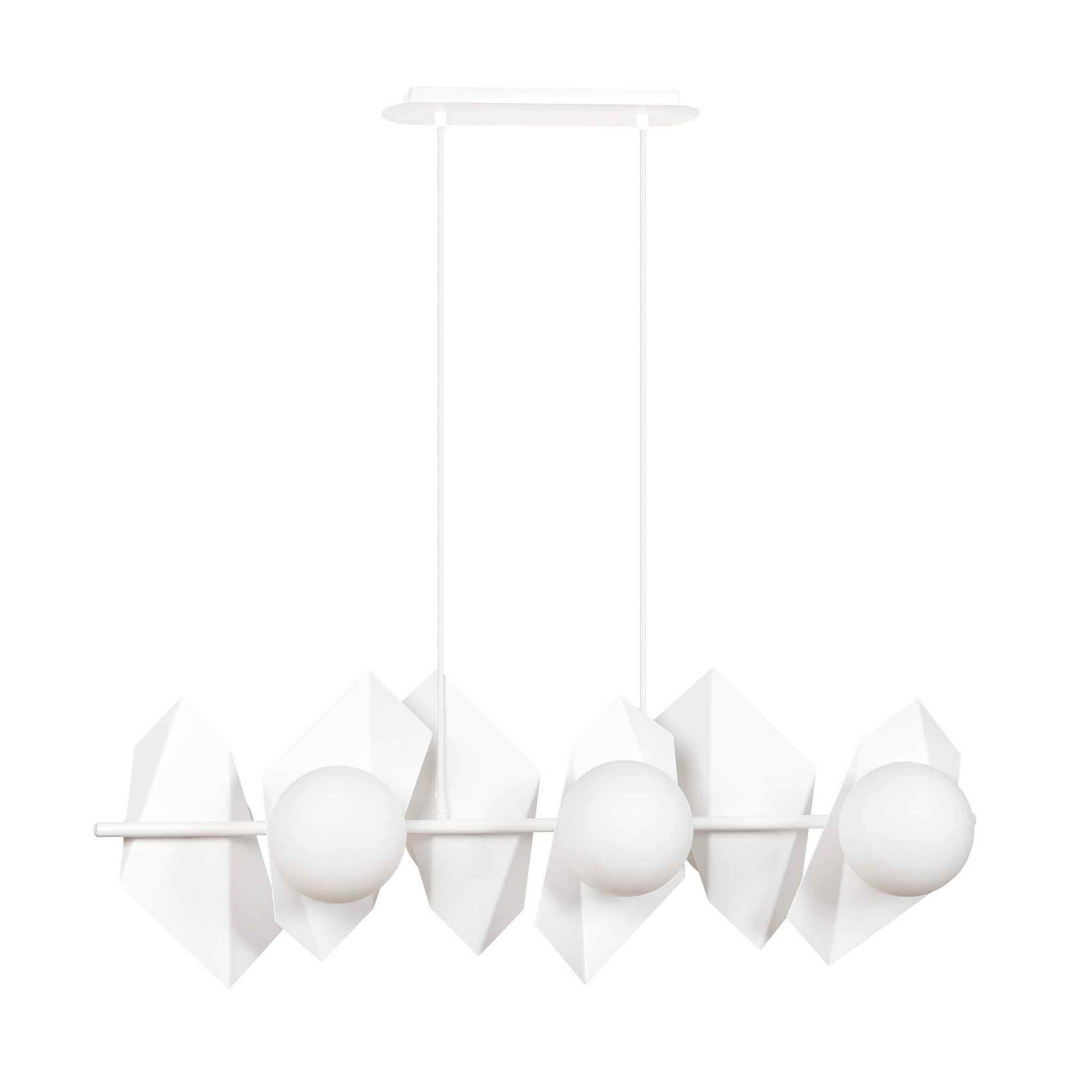 Żyrandol Emibig 6xE14 40W DRIFTON 6 WHITE 637/6