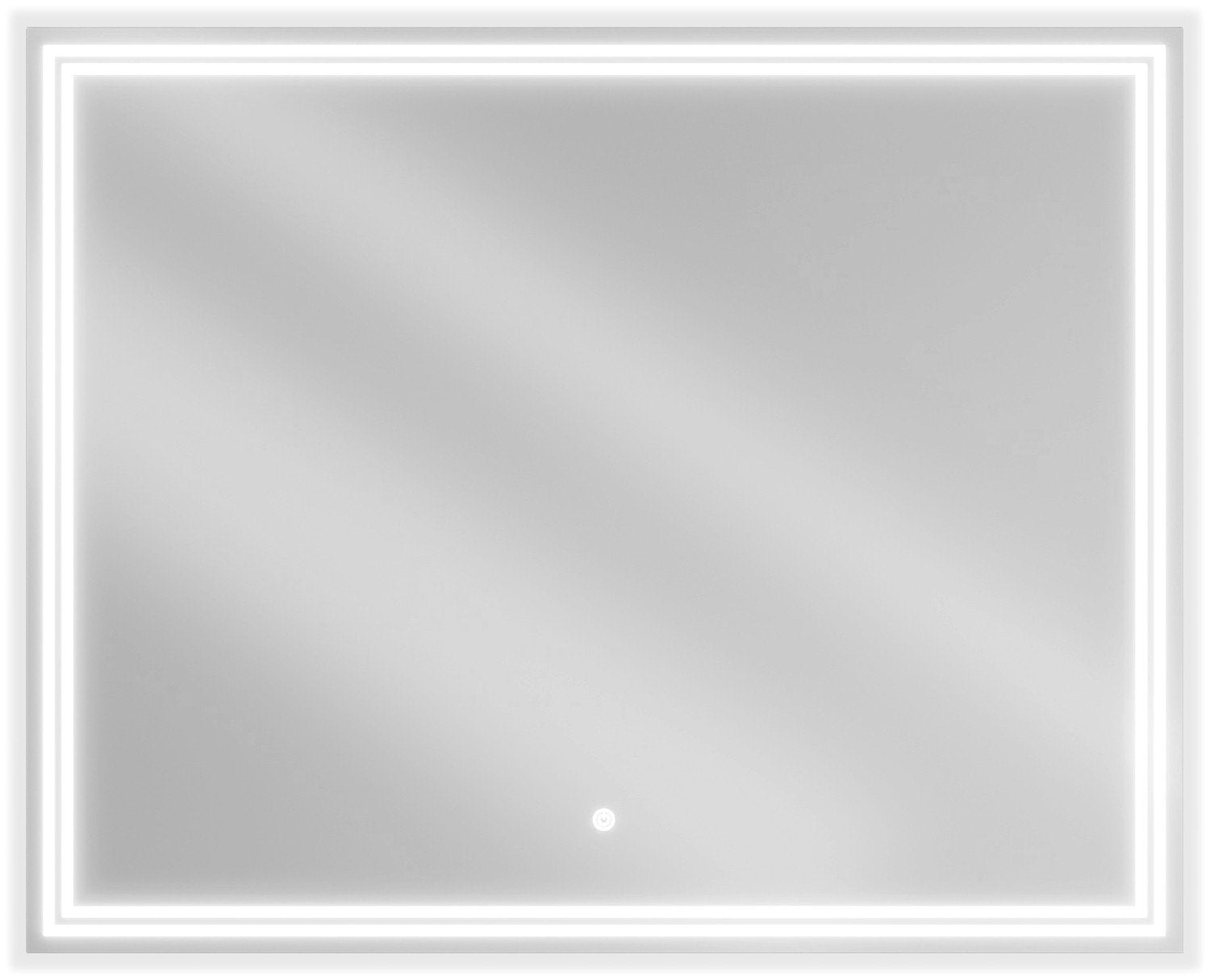 Mexen Taco lustro łazienkowe podświetlane 100 x 80 cm, LED 6000K, antypara - 9805-100-080-611-00