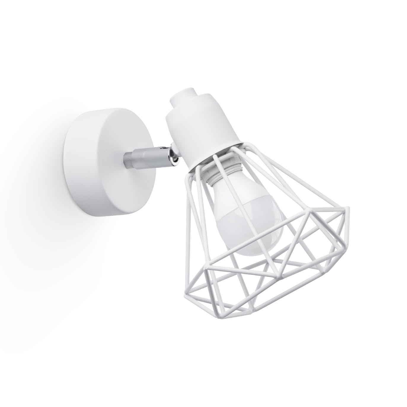 Applique Acier Blanc E14 1 Artemis