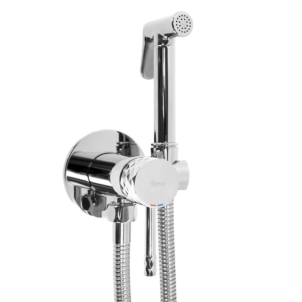 Bateria Bidetowa Rea Loop Lungo Diamond Chrom
