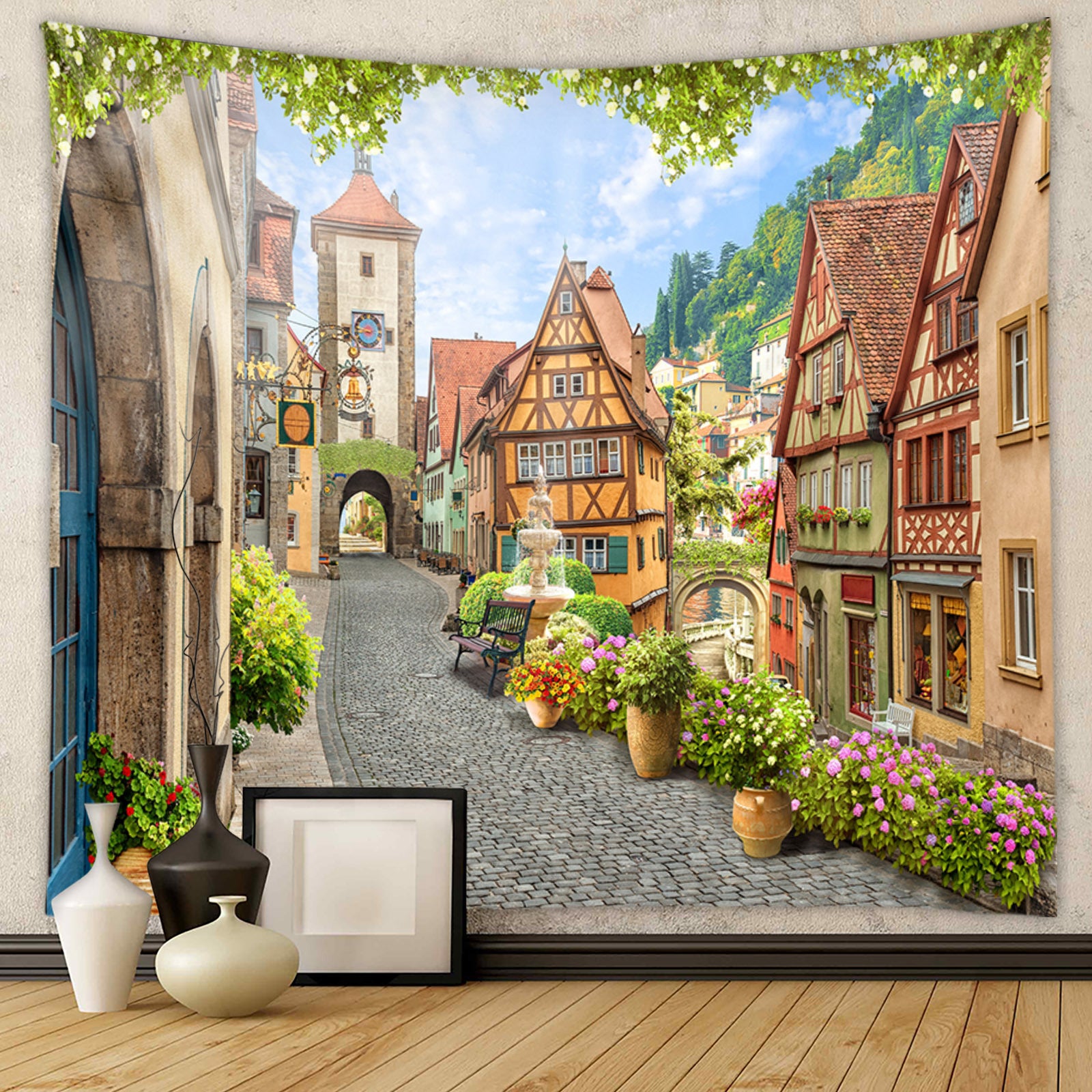 Gobelin ścienny z tkaniny, 150X200CM, idealny do salonu, sypialni, mieszkania, akademika lub jako dekoracja domu.
