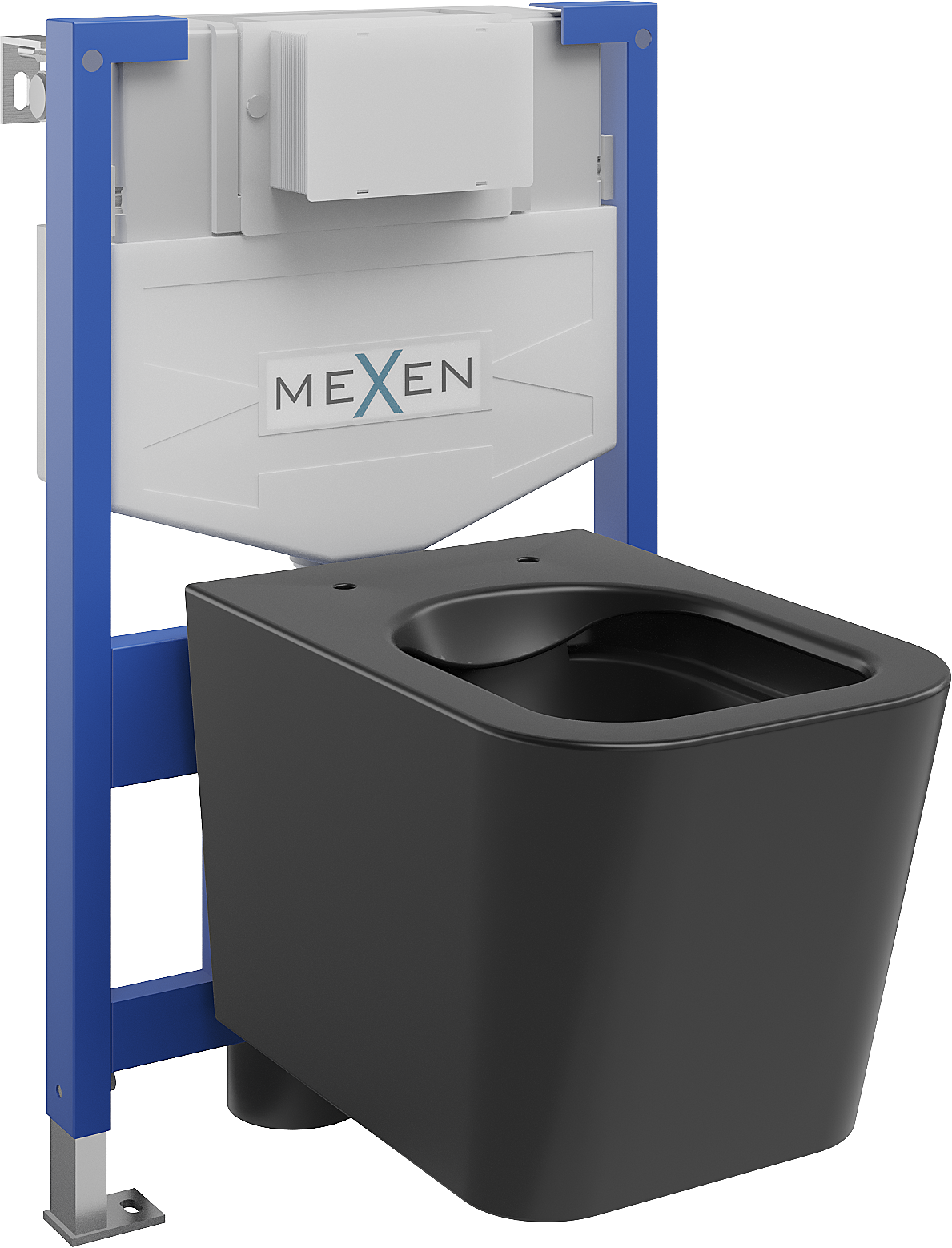 Mexen zestaw podtynkowy WC stelaż Fenix XS-F z miską WC Teo, czarny mat - 6803385XX85