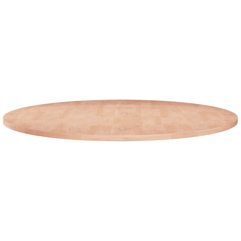 Blat Drewniany do Stołu Okrągły 70 cm z Surowego Dębu