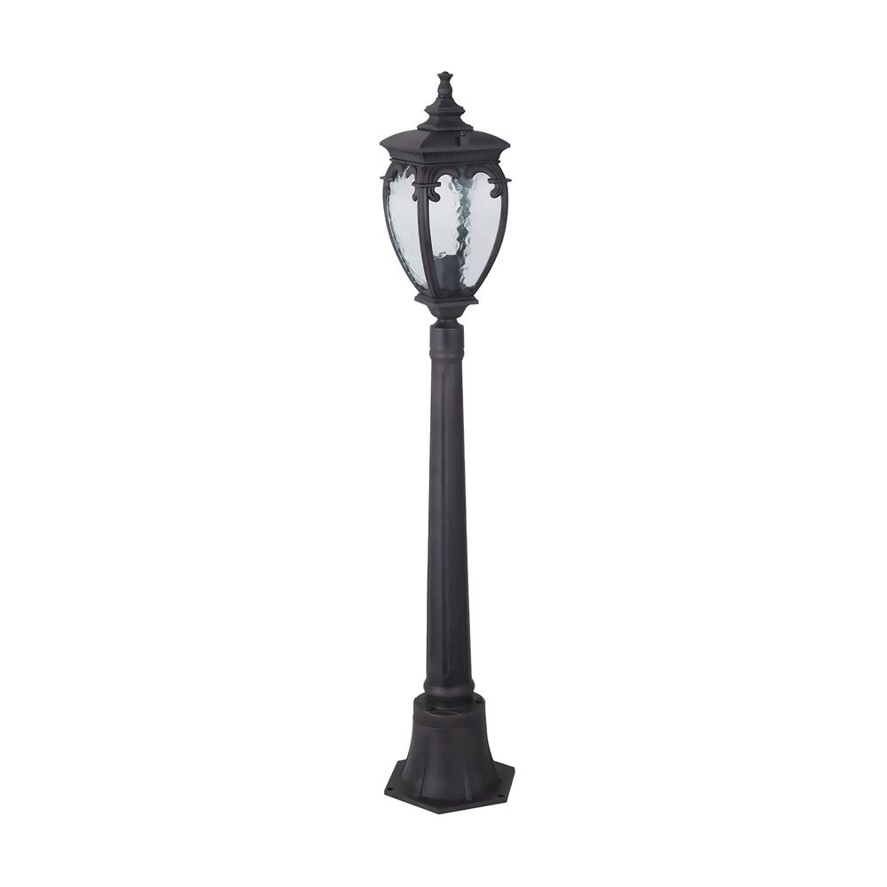 Lampa ogrodowa stojąca Fleur czarna 1xE27x60W IP44 wym: 113 x 15 x 15 cm aluminium Maytoni