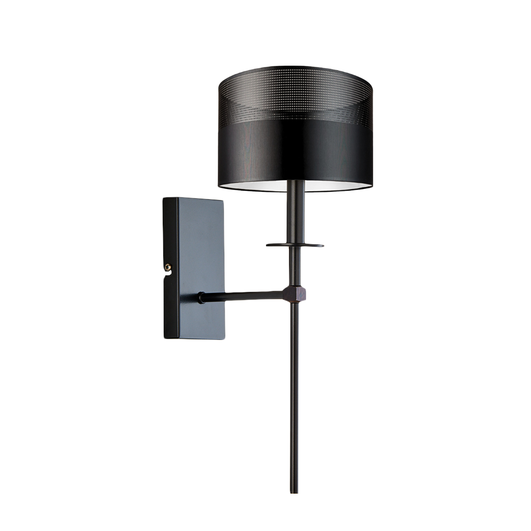 Kinkiet lampa ścienna lampa na ścianę z abażurem walec LOON