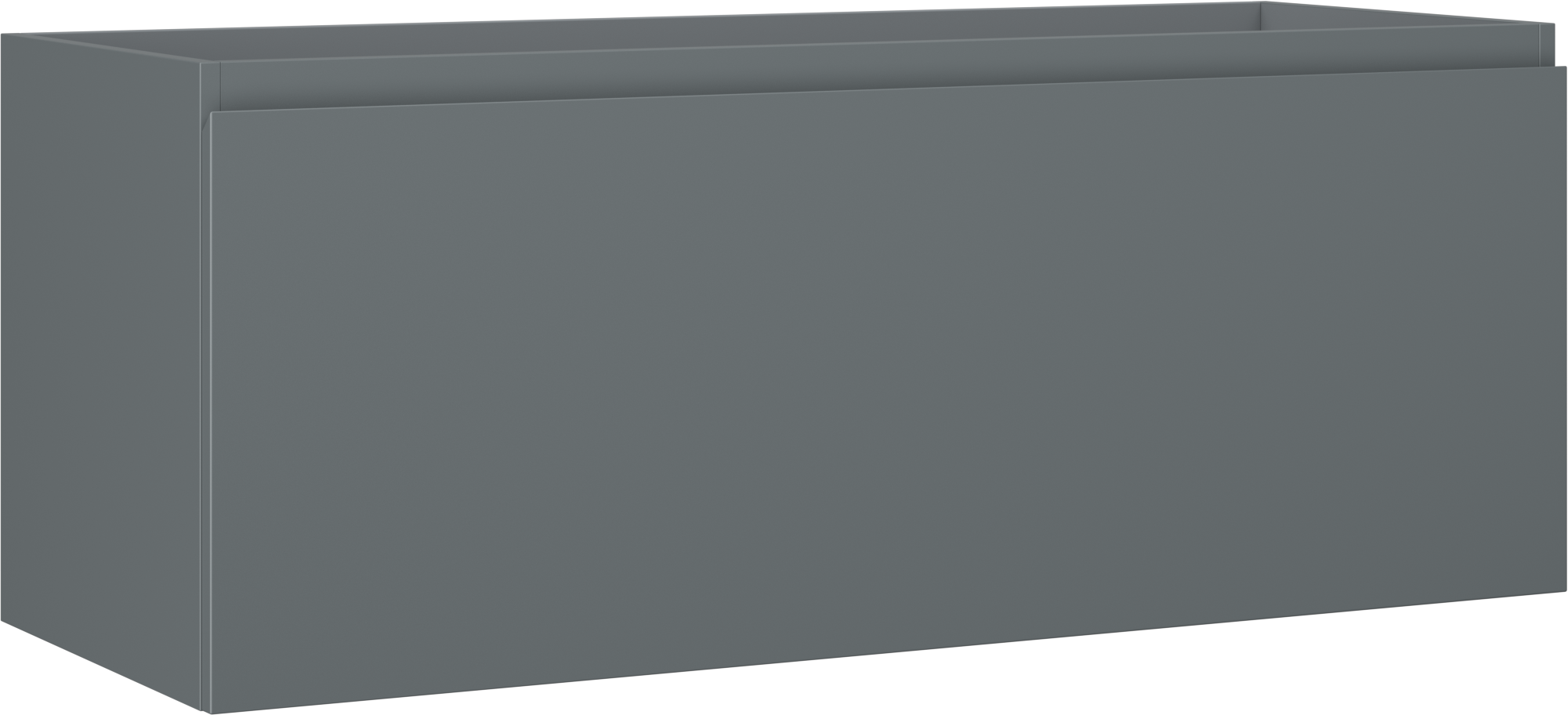 Mexen Orio szafka łazienkowa podumywalkowa 120 cm, 1 szuflada, grafit mat - 91A10-12047-1-BF66